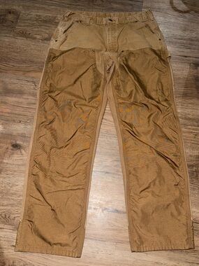 Carhartt Men's Double Knee Work Pants in Brown/Tan